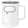 15 oz. White Vacuum Insulated Mug w/Slider Lid Thumbnail