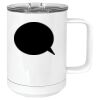 15 oz. White Vacuum Insulated Mug w/Slider Lid Thumbnail
