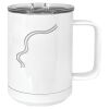 15 oz. White Vacuum Insulated Mug w/Slider Lid Thumbnail