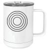 15 oz. White Vacuum Insulated Mug w/Slider Lid Thumbnail