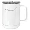 15 oz. White Vacuum Insulated Mug w/Slider Lid Thumbnail