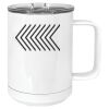 15 oz. White Vacuum Insulated Mug w/Slider Lid Thumbnail