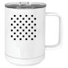 15 oz. White Vacuum Insulated Mug w/Slider Lid Thumbnail
