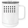 15 oz. White Vacuum Insulated Mug w/Slider Lid Thumbnail