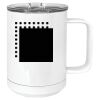 15 oz. White Vacuum Insulated Mug w/Slider Lid Thumbnail