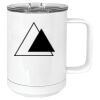 15 oz. White Vacuum Insulated Mug w/Slider Lid Thumbnail