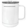15 oz. White Vacuum Insulated Mug w/Slider Lid Thumbnail