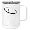 15 oz. White Vacuum Insulated Mug w/Slider Lid Thumbnail
