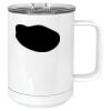 15 oz. White Vacuum Insulated Mug w/Slider Lid Thumbnail
