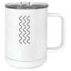 15 oz. White Vacuum Insulated Mug w/Slider Lid Thumbnail