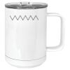 15 oz. White Vacuum Insulated Mug w/Slider Lid Thumbnail