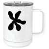 15 oz. White Vacuum Insulated Mug w/Slider Lid Thumbnail