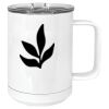 15 oz. White Vacuum Insulated Mug w/Slider Lid Thumbnail