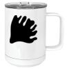 15 oz. White Vacuum Insulated Mug w/Slider Lid Thumbnail