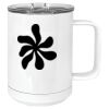 15 oz. White Vacuum Insulated Mug w/Slider Lid Thumbnail