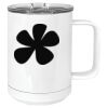 15 oz. White Vacuum Insulated Mug w/Slider Lid Thumbnail