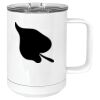 15 oz. White Vacuum Insulated Mug w/Slider Lid Thumbnail