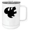 15 oz. White Vacuum Insulated Mug w/Slider Lid Thumbnail