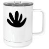 15 oz. White Vacuum Insulated Mug w/Slider Lid Thumbnail