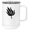 15 oz. White Vacuum Insulated Mug w/Slider Lid Thumbnail