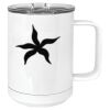 15 oz. White Vacuum Insulated Mug w/Slider Lid Thumbnail
