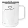 15 oz. White Vacuum Insulated Mug w/Slider Lid Thumbnail