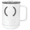 15 oz. White Vacuum Insulated Mug w/Slider Lid Thumbnail