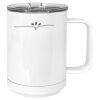 15 oz. White Vacuum Insulated Mug w/Slider Lid Thumbnail