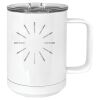 15 oz. White Vacuum Insulated Mug w/Slider Lid Thumbnail