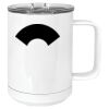 15 oz. White Vacuum Insulated Mug w/Slider Lid Thumbnail