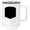 15 oz. White Vacuum Insulated Mug w/Slider Lid Thumbnail
