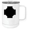 15 oz. White Vacuum Insulated Mug w/Slider Lid Thumbnail