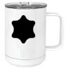 15 oz. White Vacuum Insulated Mug w/Slider Lid Thumbnail