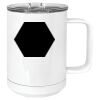 15 oz. White Vacuum Insulated Mug w/Slider Lid Thumbnail