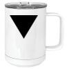 15 oz. White Vacuum Insulated Mug w/Slider Lid Thumbnail