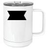 15 oz. White Vacuum Insulated Mug w/Slider Lid Thumbnail