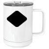 15 oz. White Vacuum Insulated Mug w/Slider Lid Thumbnail