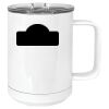 15 oz. White Vacuum Insulated Mug w/Slider Lid Thumbnail