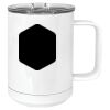 15 oz. White Vacuum Insulated Mug w/Slider Lid Thumbnail
