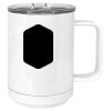 15 oz. White Vacuum Insulated Mug w/Slider Lid Thumbnail