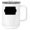 15 oz. White Vacuum Insulated Mug w/Slider Lid Thumbnail