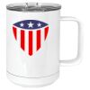 15 oz. White Vacuum Insulated Mug w/Slider Lid Thumbnail