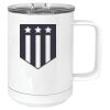 15 oz. White Vacuum Insulated Mug w/Slider Lid Thumbnail