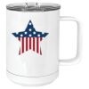 15 oz. White Vacuum Insulated Mug w/Slider Lid Thumbnail