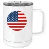 15 oz. White Vacuum Insulated Mug w/Slider Lid Thumbnail