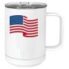 15 oz. White Vacuum Insulated Mug w/Slider Lid Thumbnail