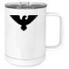 15 oz. White Vacuum Insulated Mug w/Slider Lid Thumbnail