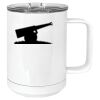 15 oz. White Vacuum Insulated Mug w/Slider Lid Thumbnail