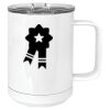 15 oz. White Vacuum Insulated Mug w/Slider Lid Thumbnail