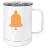 15 oz. White Vacuum Insulated Mug w/Slider Lid Thumbnail